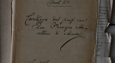 Lettere autografe al Canonico Francesco Musettini di Massa