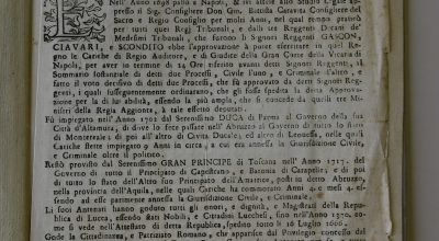 Notizie della famiglia Cattani di Massa